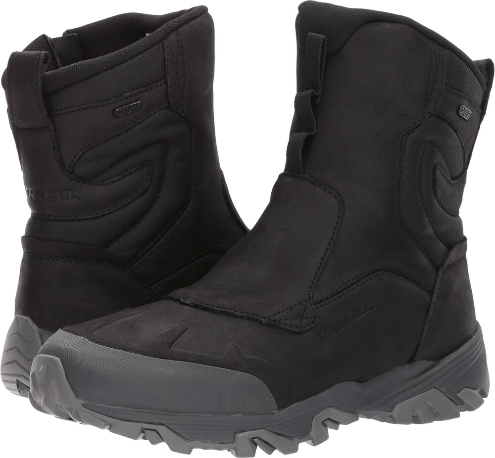 Merrell Men's COLDPACK ICE+ 8" Zip Polar Waterproof Snow Boot, Black, 13 M US